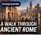 A walk through ancient Rome — a cinematic recreation.
