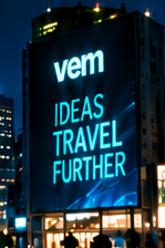 vem — Ideas travel further